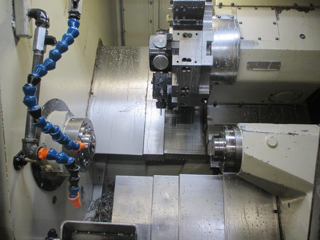Hardinge Conquest T42SP with Sub-Spindle and Live Tools, Machine ID: 7129